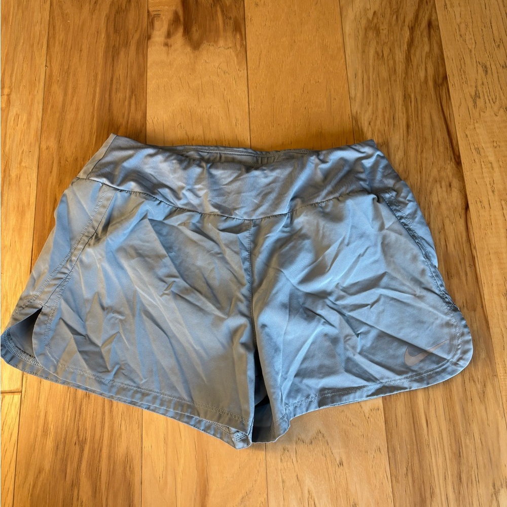 Nike Women's Athletic Shorts in Light Gray